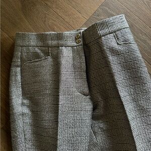 Designer Metallic Silver Textured Pants